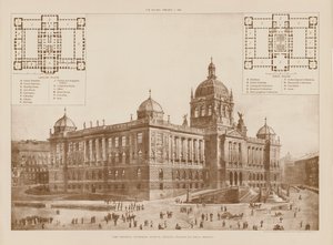 Det nasjonale bøhmiske museet, Praha (gravering) av English School