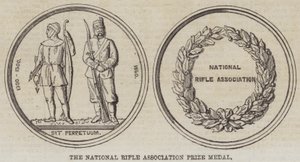 The National Rifle Association Prize Medal (gravering) av English School