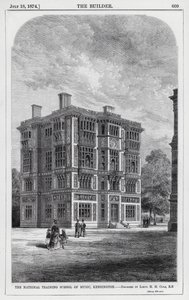 The National Training School of Music, Kensington (gravering) av English School