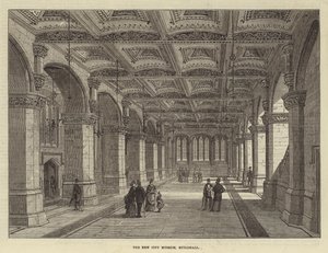 The New City Museum, Guildhall (gravering) av English School