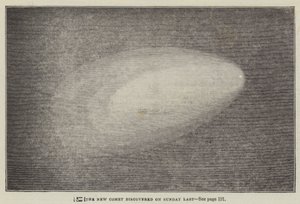 Der neue Komet, entdeckt am letzten Sonntag