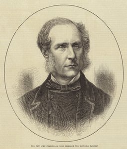 The New Lord Chancellor, Lord Selborne (Sir Roundell Palmer) (gravering) av English School