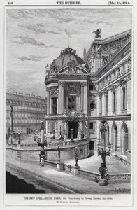 Det nye operahuset, Paris (gravering) av English School
