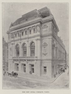 The New Opera Comique, Paris (gravering) av English School