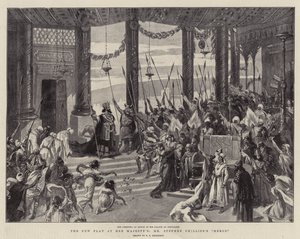 Det nye skuespillet hos Hennes Majestet, Mr. Stephen Phillips#39; «Herodes» (lito) av English School