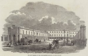 Den nye endestasjonen til South-Eastern Railway, ved London-Bridge (gravering) av English School