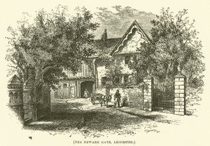 Newark-porten, Leicester (gravering) av English School