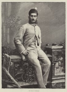 The Nizam of Hyderabad (gravering) av English School