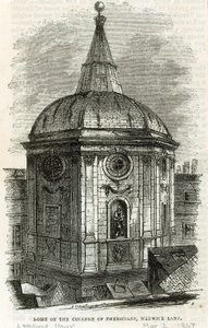 Das alte College of Physicians in Warwick Lane von English School