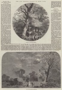 The Old Crystal Palace i Hyde Park (gravering) av English School