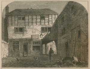 Den gamle røde løven, forfra av English School