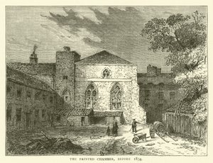 Det malte kammeret, før 1834 (gravering) av English School