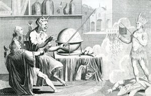 The Parlmt. oppløst, eller, djevelen ble spåkone, gravert av G. Terry, ca. 1774 av English School