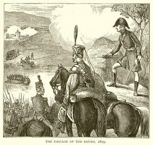 Passasjen til Douro, 1809 av English School