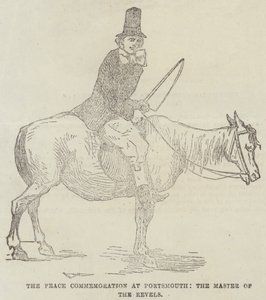Fredsmarkeringen i Portsmouth, The Master of the Revels (gravering) av English School