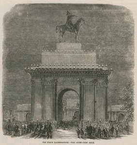 Fredsbelysningene ved Green Park Arch av English School