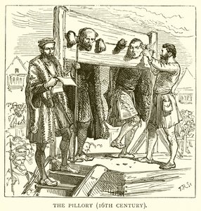 The Pilory (1500-tallet) av English School