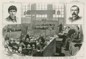 Pimlico-forgiftningssaken, kryssforhøret av Mr Bartlett av Mr Edward Clarke QC av English School