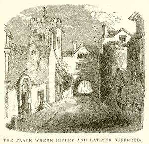 Stedet der Ridley og Latimer led