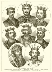 Plantagenet-kongene. (1154--1399) av English School