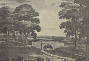 Lekeplassen ved Eaton College i Buckinghamshire (gravyr) av English School