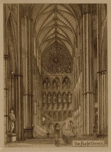 Poets Corner of Westminster Abbey av English School