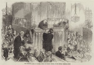 Forgiftningssakene ved Rugeley, rettssaken mot William Palmer, i Central Criminal Court av English School