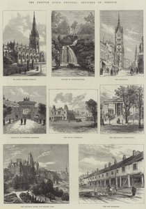 Preston Guild Festival, Sketches of Preston (gravering) av English School