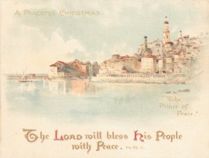 Fredsprinsen, julekort av English School