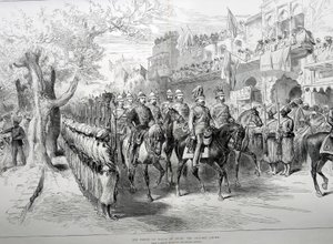 Prinsen av Wales i Delhi: Chandry Chowk av English School