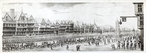 The Procession of Marie de Medici langs Cheapside, 1638, utgitt av William Herbert (1771-1851) og Robert Wilkinson (fl.1785-1825) 1809 av English School