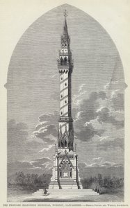 The Proposed Ellesmere Memorial, Worsley, Lancashire (gravering) av English School