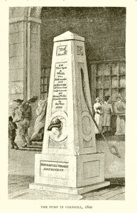 Pumpen i Cornhill, 1800 av English School