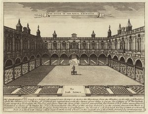 Quadrangle på innsiden av Royal Exchange av English School