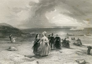 Dronningen i Burlington, av R. Wallis, 1844 av English School