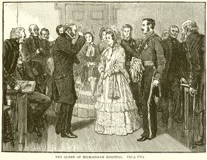 Dronningen på Kilmainham Hospital av English School