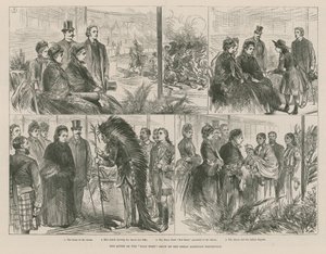 Dronningen på Wild West-showet til Great American Exhibition av English School