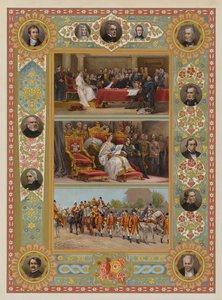Dronningens jubileum (chromolitho) av English School