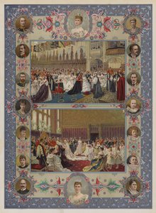 Dronningens jubileum (chromolitho) av English School