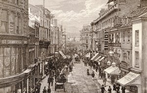 Dronningens besøk til Birmingham: The High Street, fra 