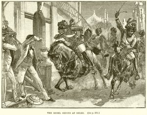 The Rebel Sepoys i Delhi av English School