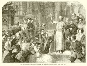 Reinkarnasjonen av erkebiskop Cranmer, i St. Mary