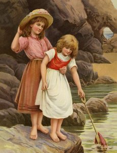 The Rescue (farge litho) av English School