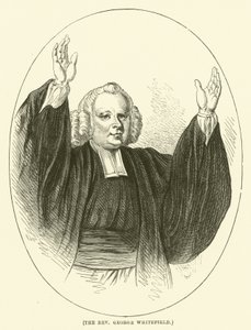 Pastor George Whitefield (gravering) av English School