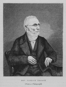 Pastor Patrick Bronte (gravering) av English School