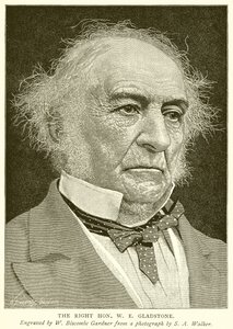 Høyre Hon. VI. Gladstone av English School