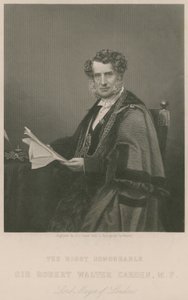 Der ehrenwerte Sir Walter Carden, Lord Mayor von London von English School