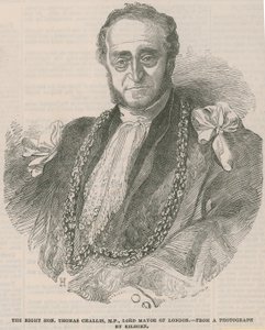 Høyre ærede Thomas Challis, MP, Lord Mayor of London av English School