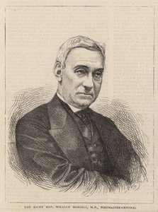 Høyre ærede William Monsell, generalpostmester av English School