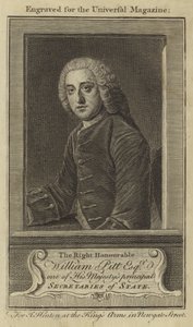 Høyre ærede William Pitt Esquire, en av Hans Majestys viktigste statssekretærer av English School
